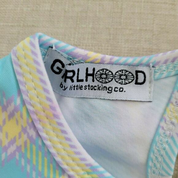 Girlhood By Little Stocking Co Pastel Plaid Dress - Picture 6 of 8